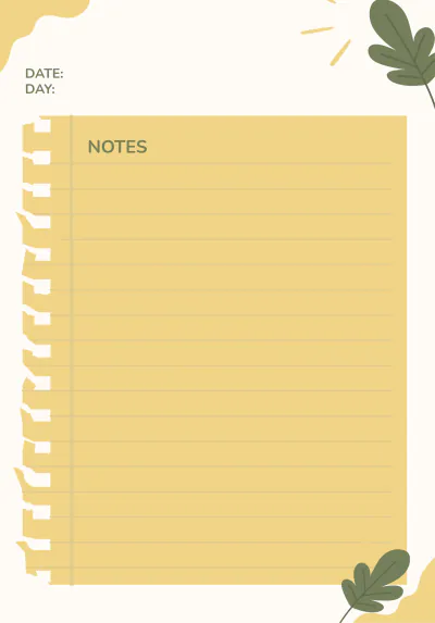 Free 2023 Dated Daily Planner Template to Edit Online