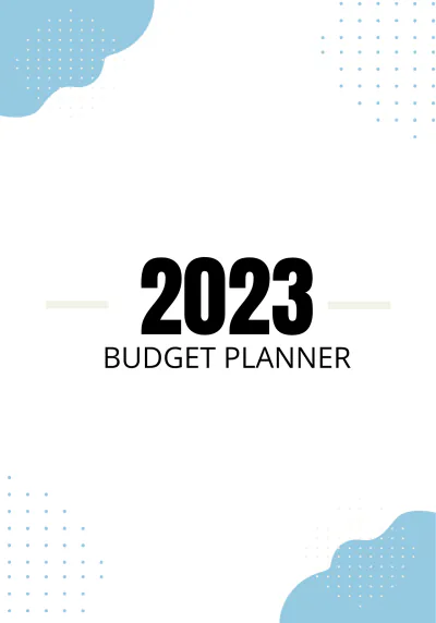 Free 2023 Budget Planner Template to Edit Online