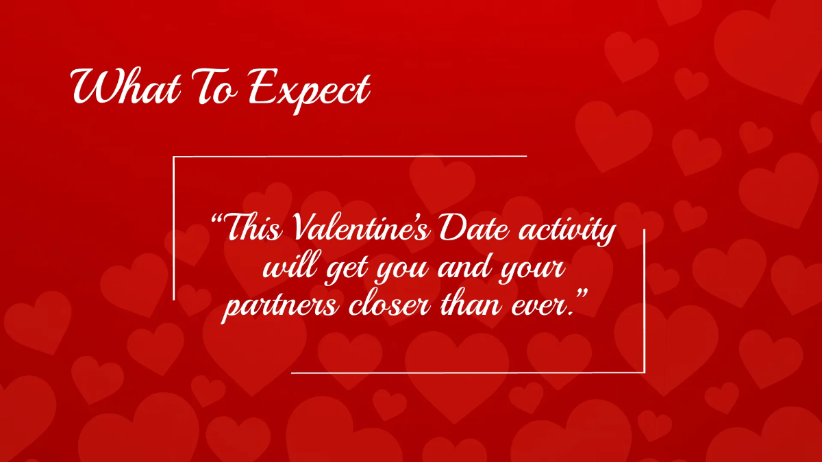 Free Modern Valentine's Day Presentation Template to Edit Online