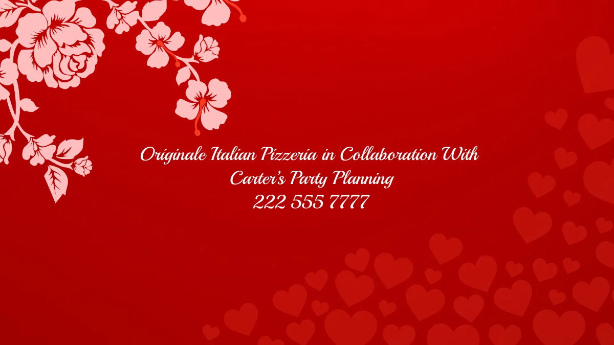 Free Modern Valentine's Day Presentation Template to Edit Online