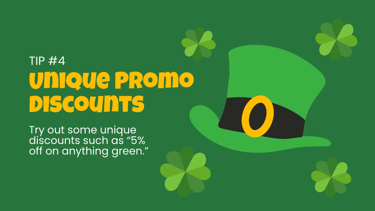 Free St. Patrick's Day Design Presentation Template to Edit Online