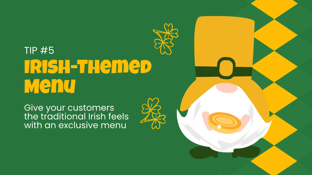Free St. Patrick's Day Design Presentation Template to Edit Online