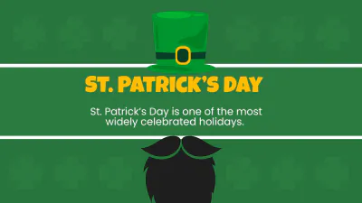 Free St. Patrick's Day Design Presentation Template to Edit Online