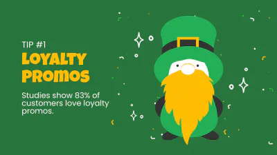 Free St. Patrick's Day Design Presentation Template to Edit Online