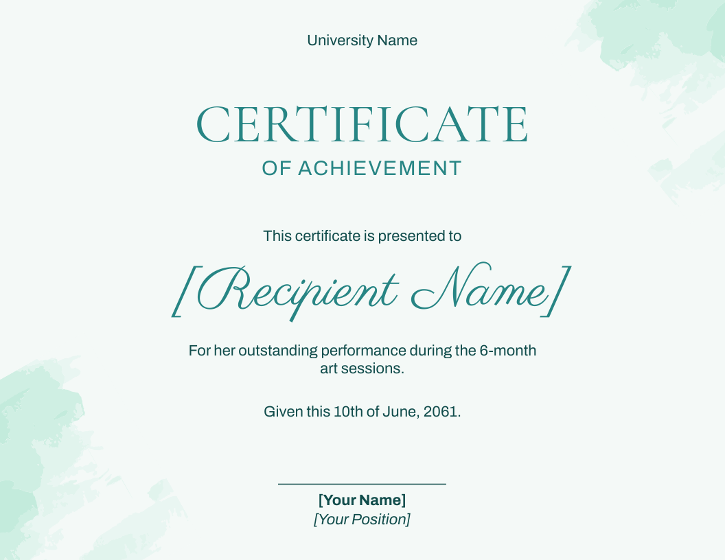 FREE Student Certificate Template Download in Word, Google Docs, PDF