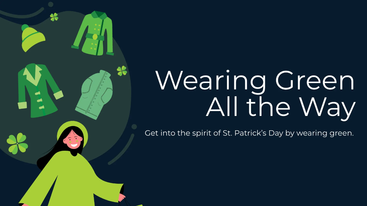 Free St. Patrick's Day Background Presentation Template to Edit Online