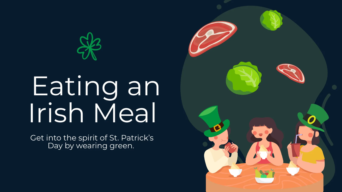 Free St. Patrick's Day Background Presentation Template to Edit Online