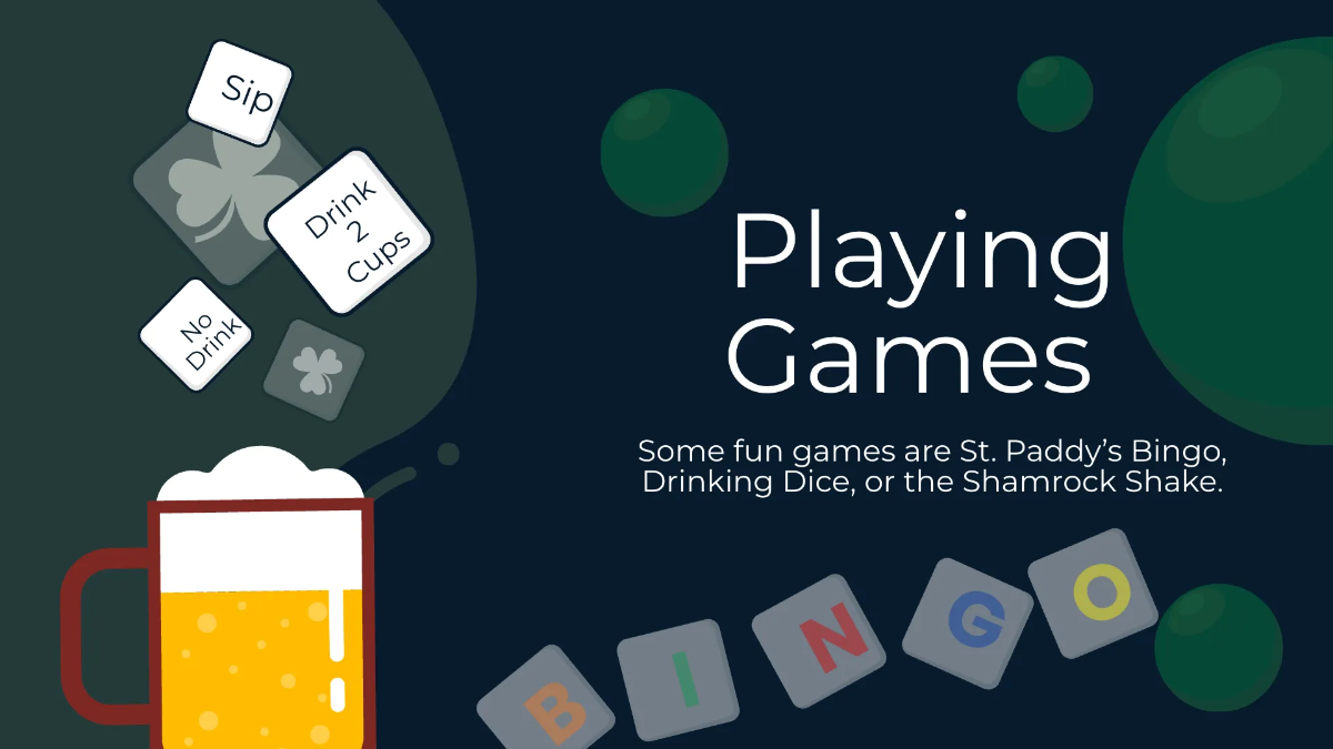 Free St. Patrick's Day Background Presentation Template to Edit Online