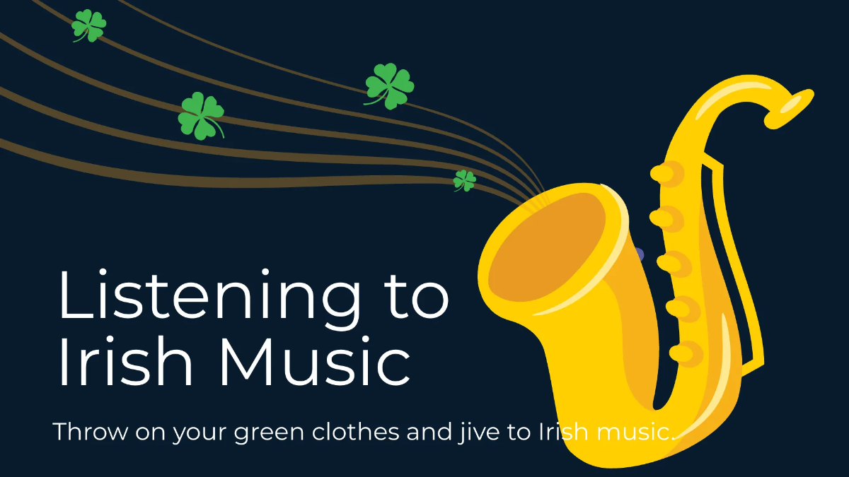 Free St. Patrick's Day Background Presentation Template to Edit Online