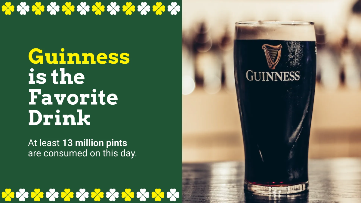 Free Modern St. Patrick's Day Presentation Template to Edit Online