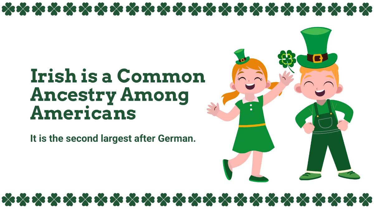 Free Modern St. Patrick's Day Presentation Template to Edit Online