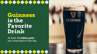 Free Modern St. Patrick's Day Presentation Template to Edit Online