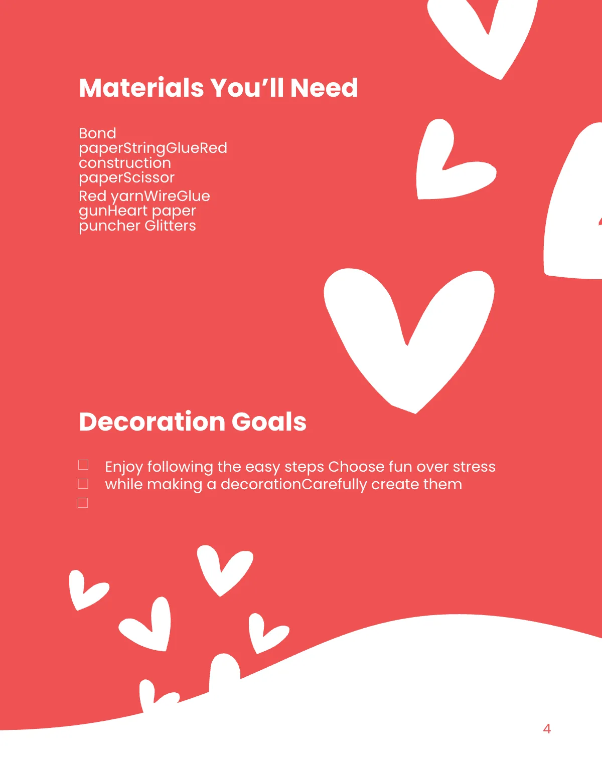 Free Romantic Valentine's Day Workbook Template to Edit Online
