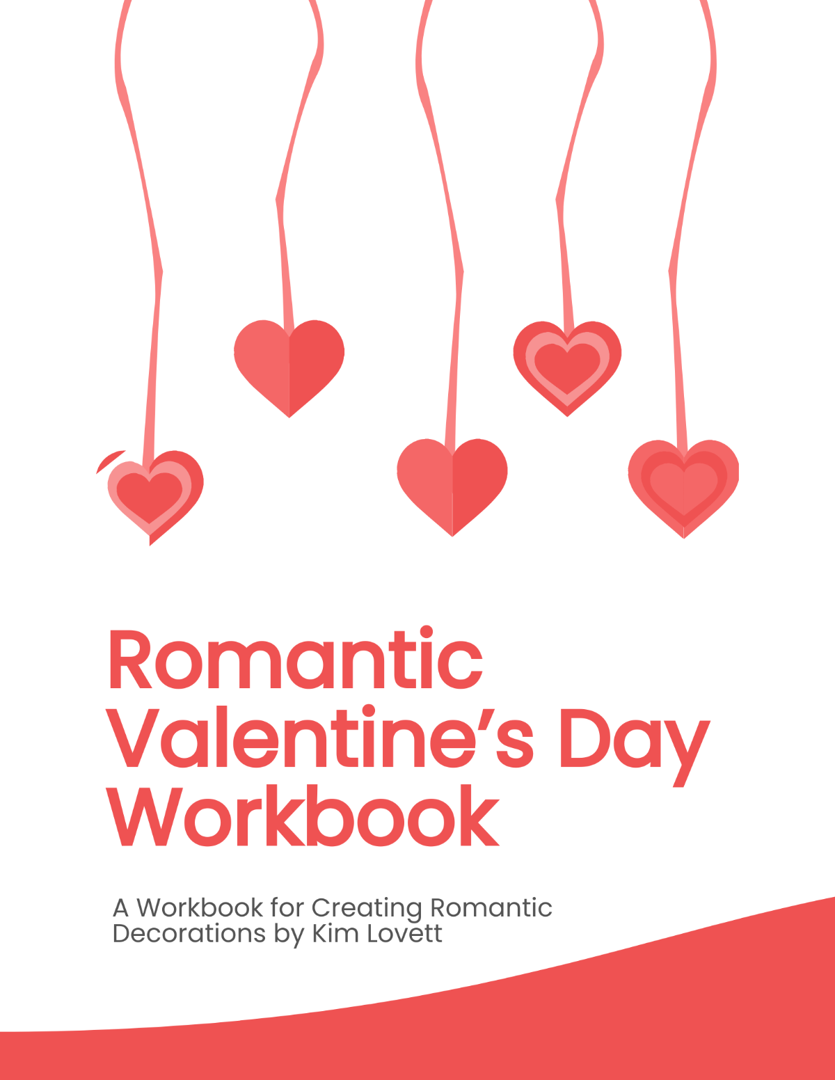 Romantic Valentine's Day Workbook Template
