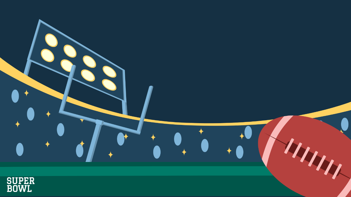 Super Bowl Background Template