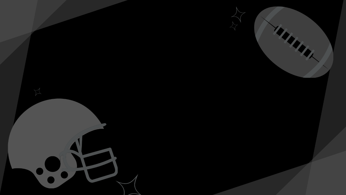 Super Bowl Black Background Template