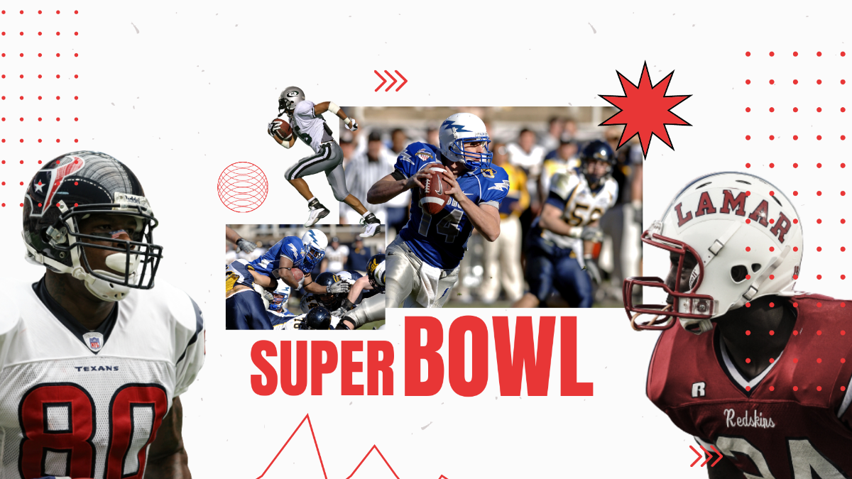 Super Bowl Design Background Template