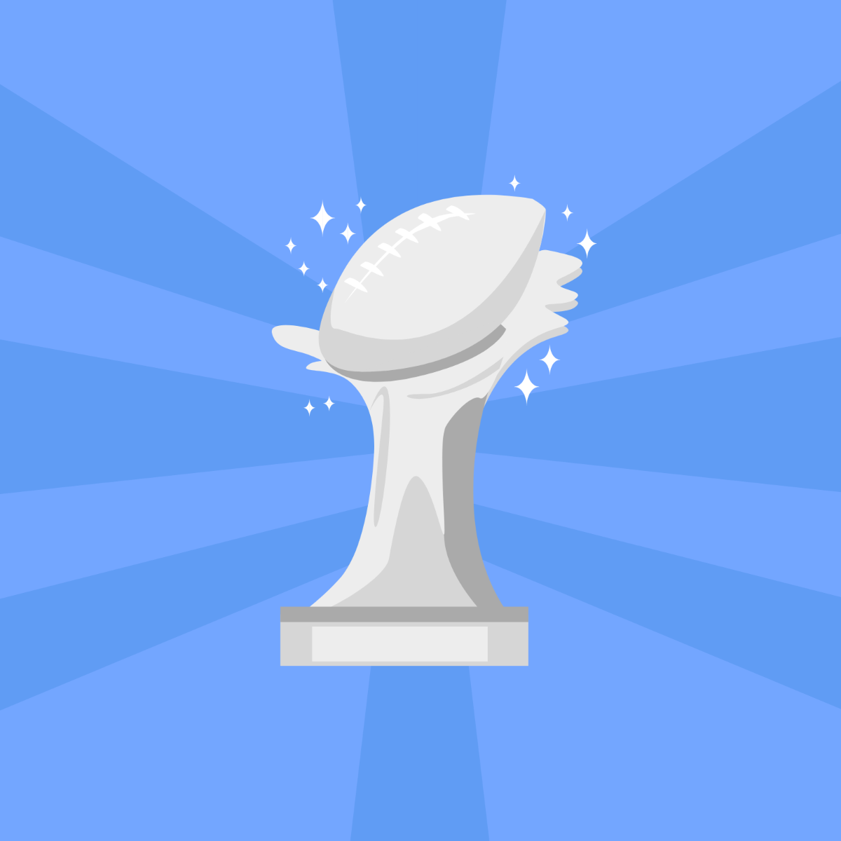 Super Bowl Symbol Vector Template