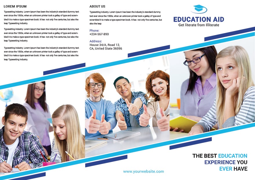 Education Tri-Fold Brochure Template