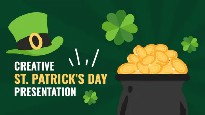 Free Creative St. Patrick's Day Presentation Template to Edit Online