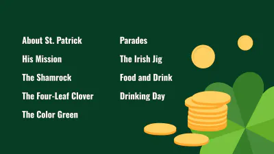 Free Creative St. Patrick's Day Presentation Template to Edit Online