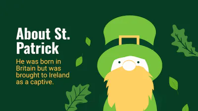 Free Creative St. Patrick's Day Presentation Template to Edit Online