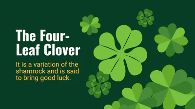Free Creative St. Patrick's Day Presentation Template to Edit Online