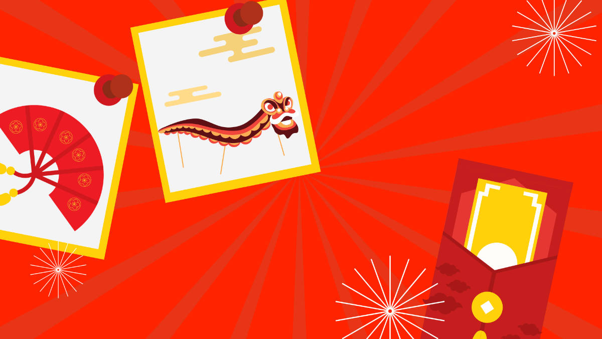 Chinese New Year Picture Background Template