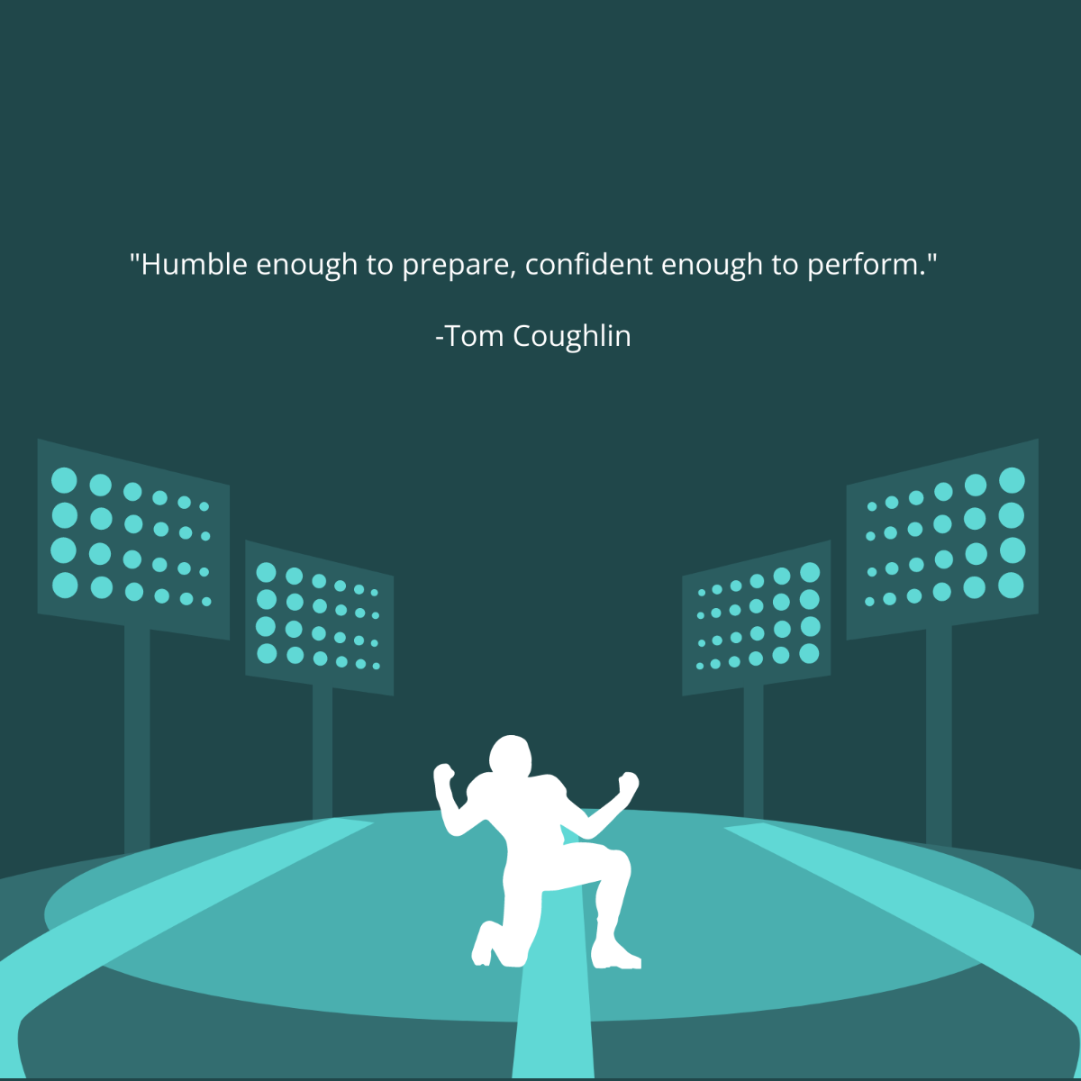 Super Bowl Quote Vector Template