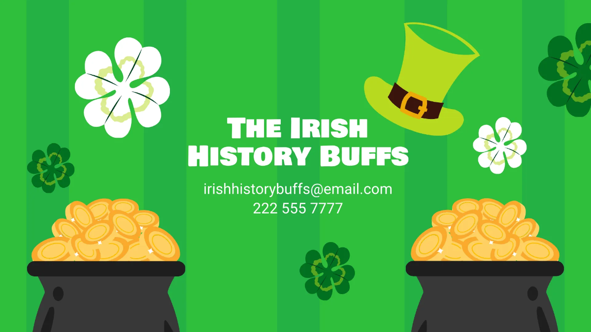 Free Fun St. Patrick's Day Presentation Template to Edit Online