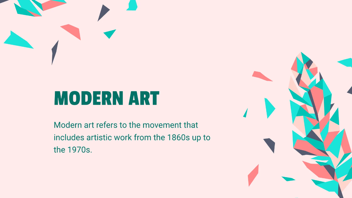 Free Cool Art Presentation Template to Edit Online