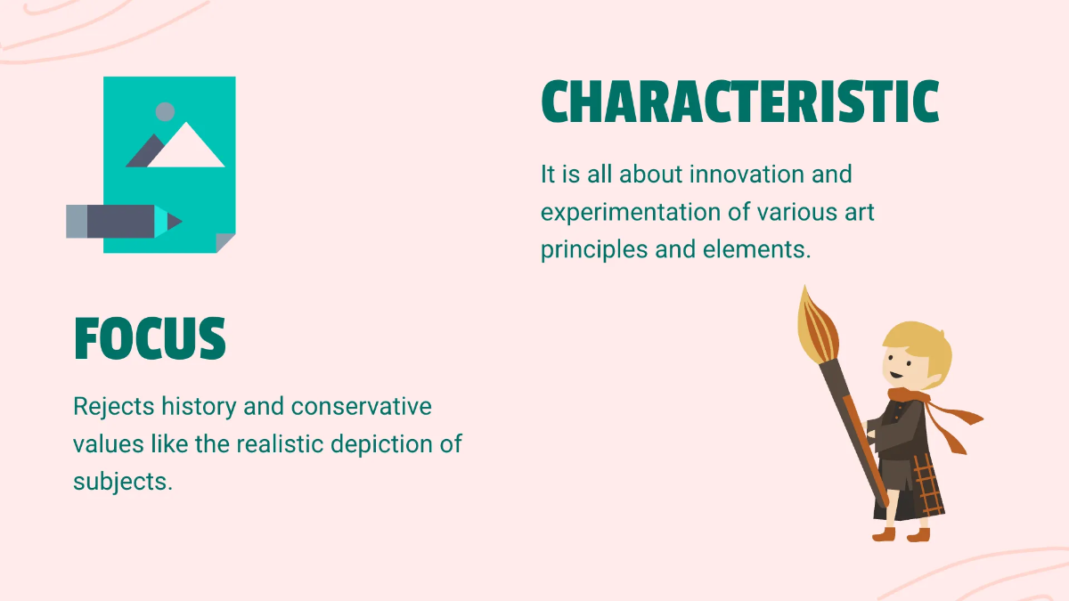 Free Cool Art Presentation Template to Edit Online