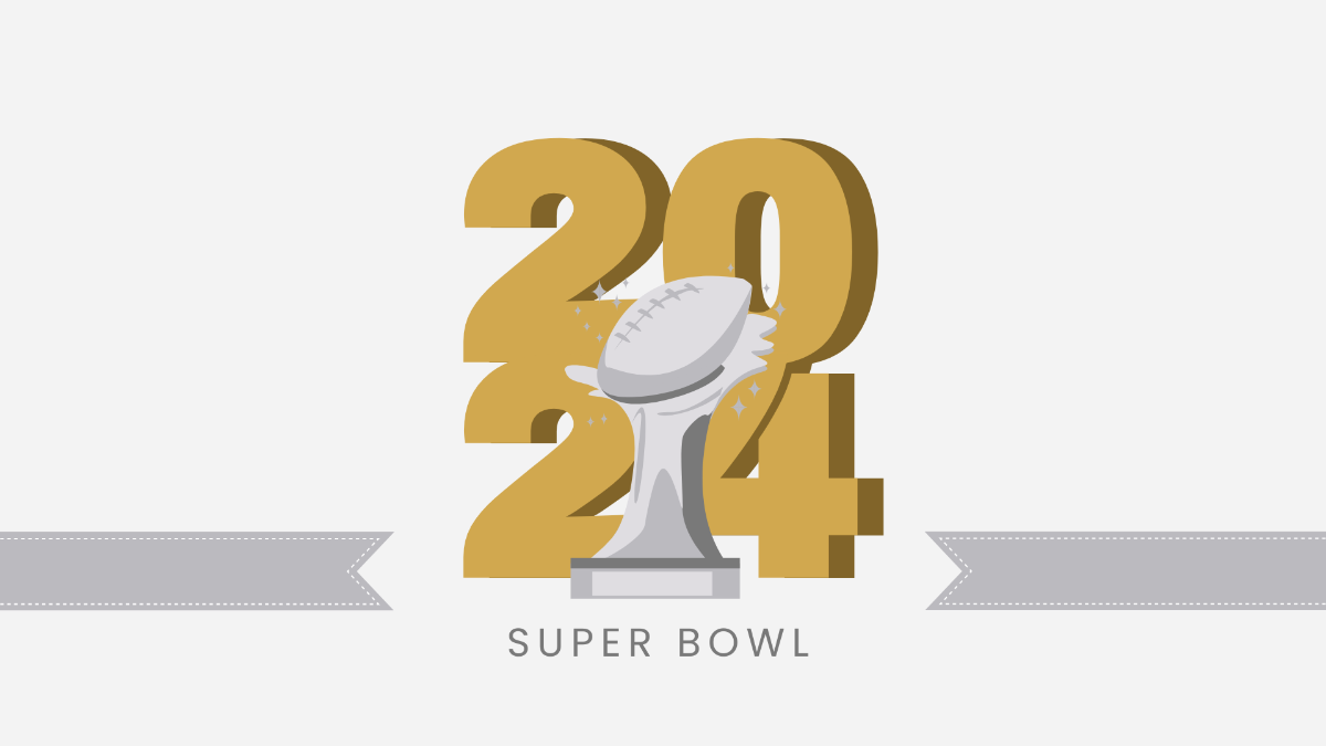 Super Bowl Transparent Background Template