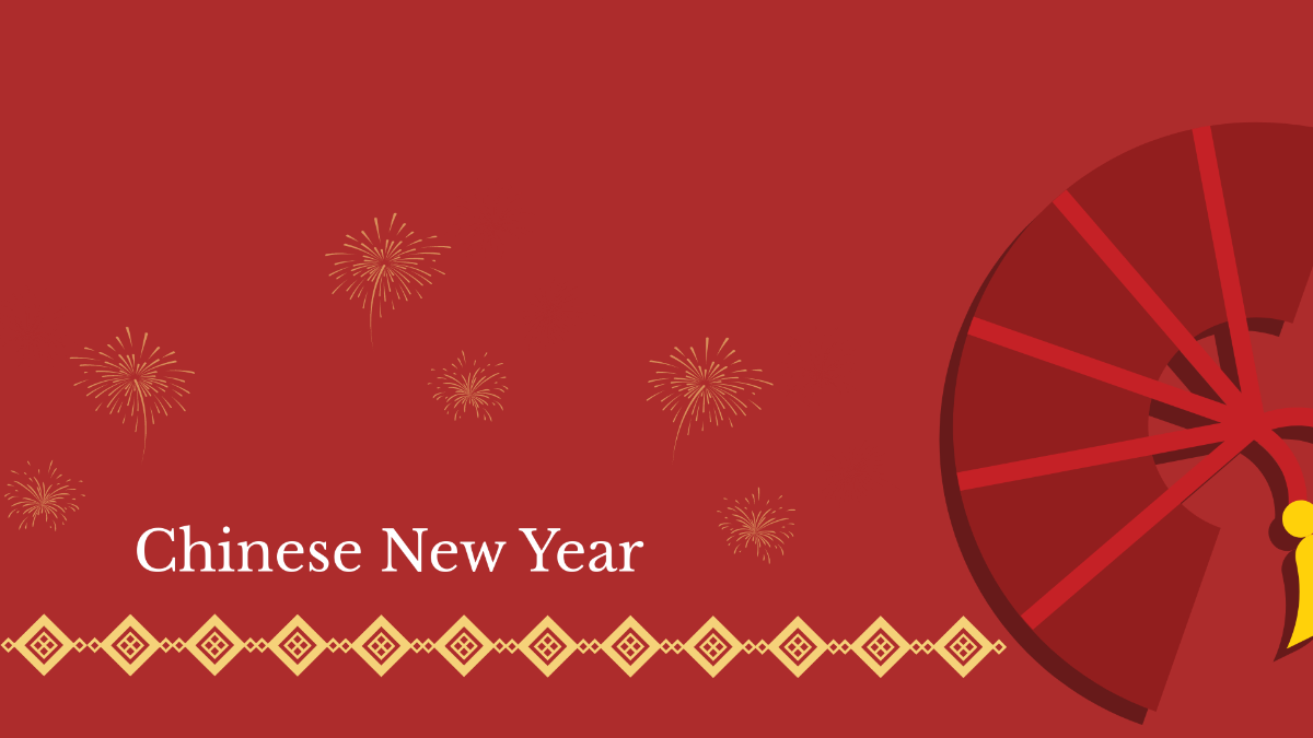 Free Chinese New Year Vector Background Template