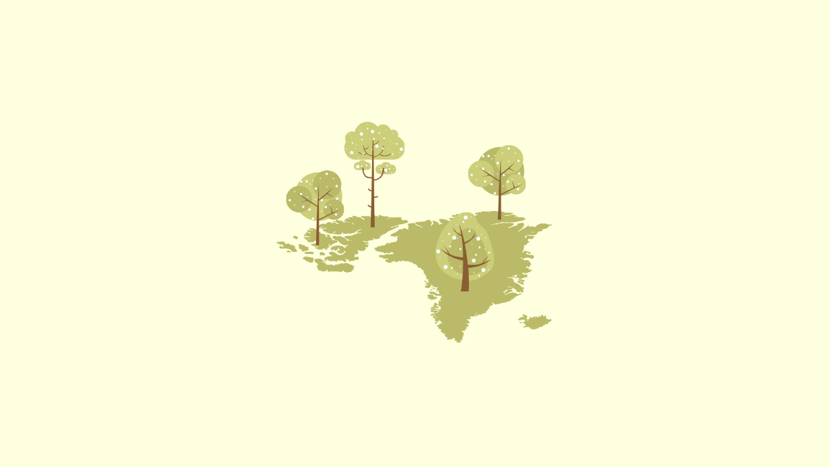 Free World Environment Day Cartoon Background Template