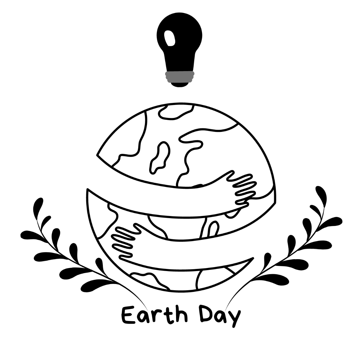 Earth Hour Symbol Vector Template - Edit Online & Download