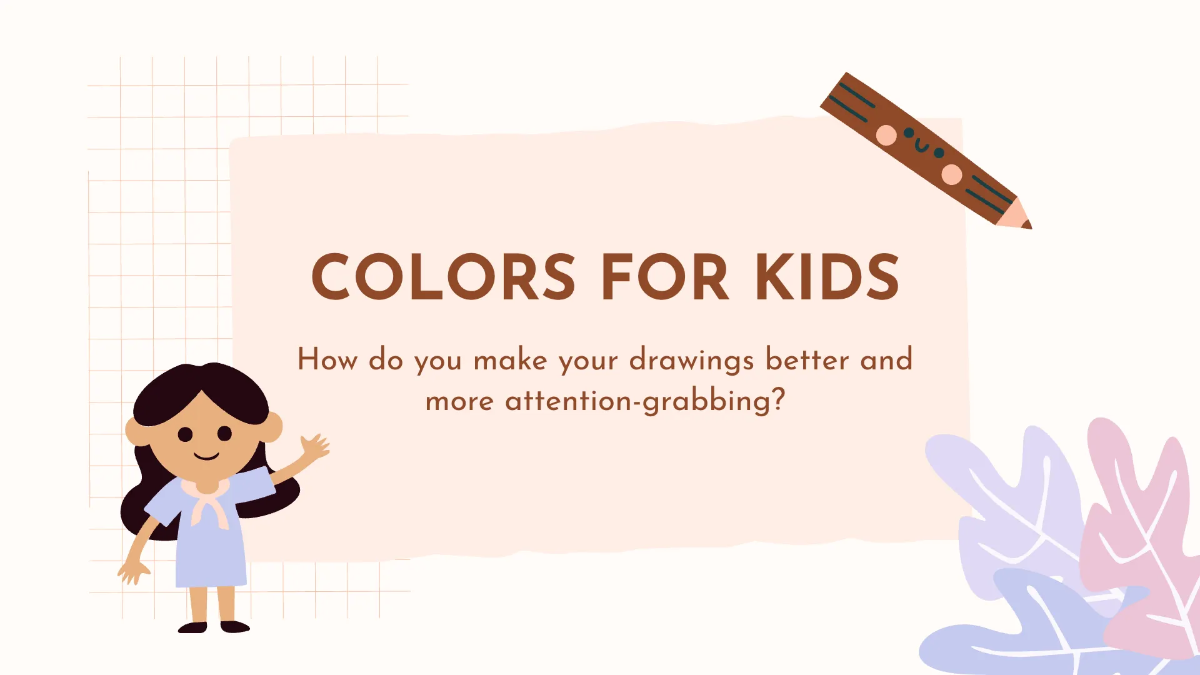 Free Pretty Art Presentation Template to Edit Online