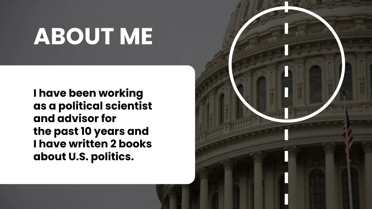 Free Political Scientist CV Presentation Template to Edit Online