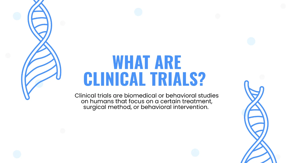 Free Science Experiment Medical Center Presentation Template to Edit Online