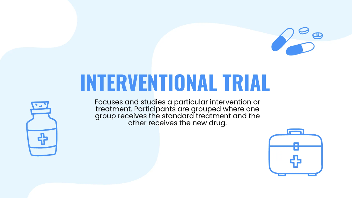 Free Science Experiment Medical Center Presentation Template to Edit Online