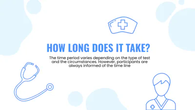 Free Science Experiment Medical Center Presentation Template to Edit Online