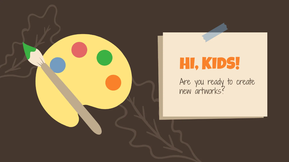 Free Fun Art Presentation Template to Edit Online