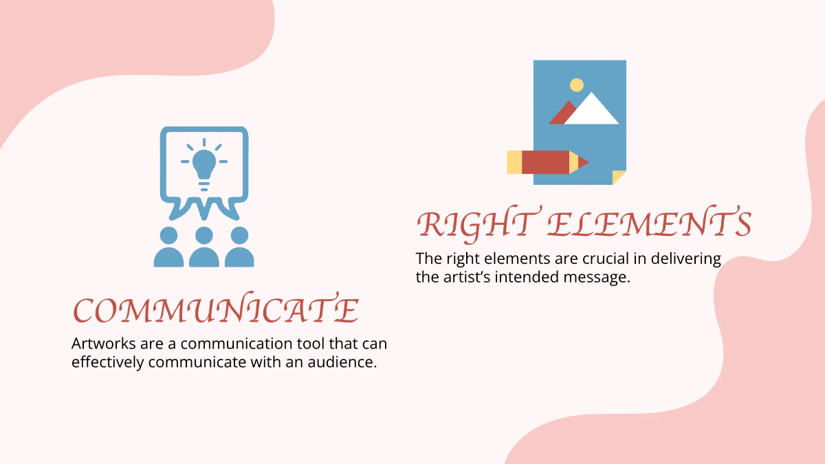 Free Professional Art Presentation Template to Edit Online