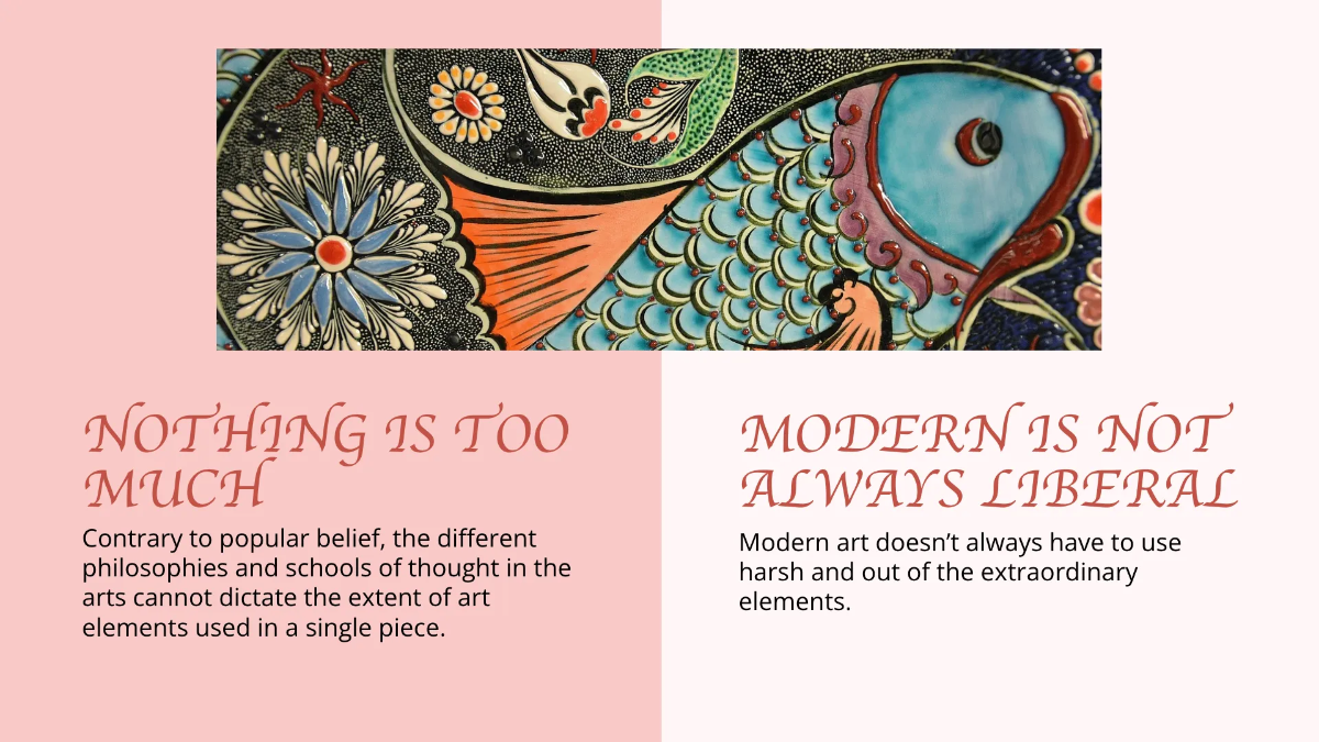 Free Professional Art Presentation Template to Edit Online