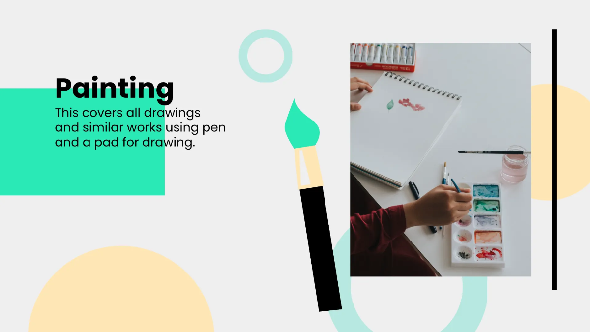 Free Background Art Presentation Template to Edit Online