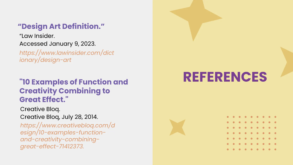 Free Design Art Presentation Template to Edit Online