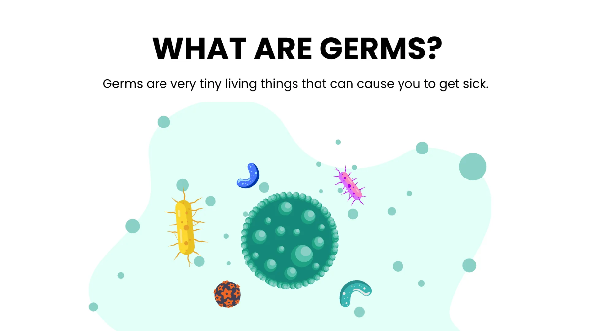 Free Germs & Diseases Class Presentation Template to Edit Online