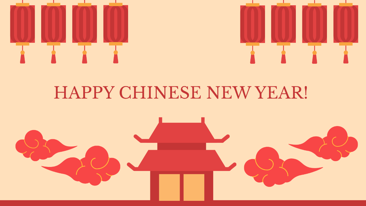 Happy Chinese New Year Banner Template