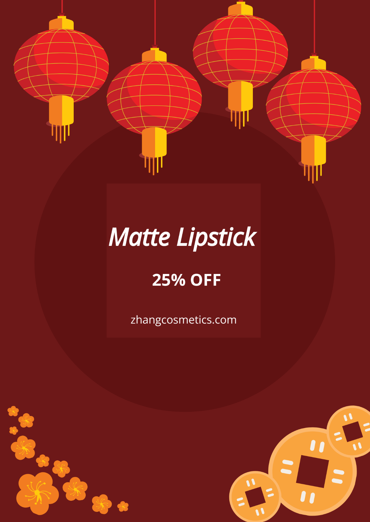 Blank Chinese New Year Flyer Template - Edit Online & Download