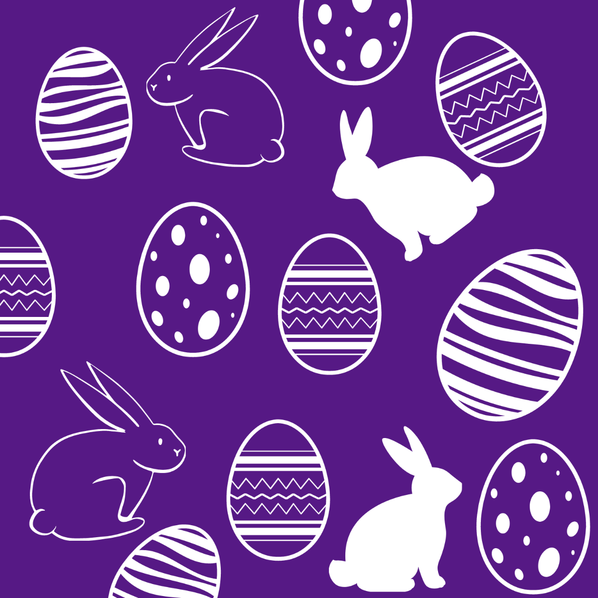 Easter Illustration Template